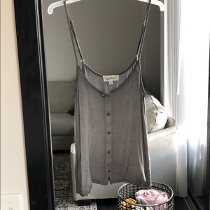 Grey wash tank top!